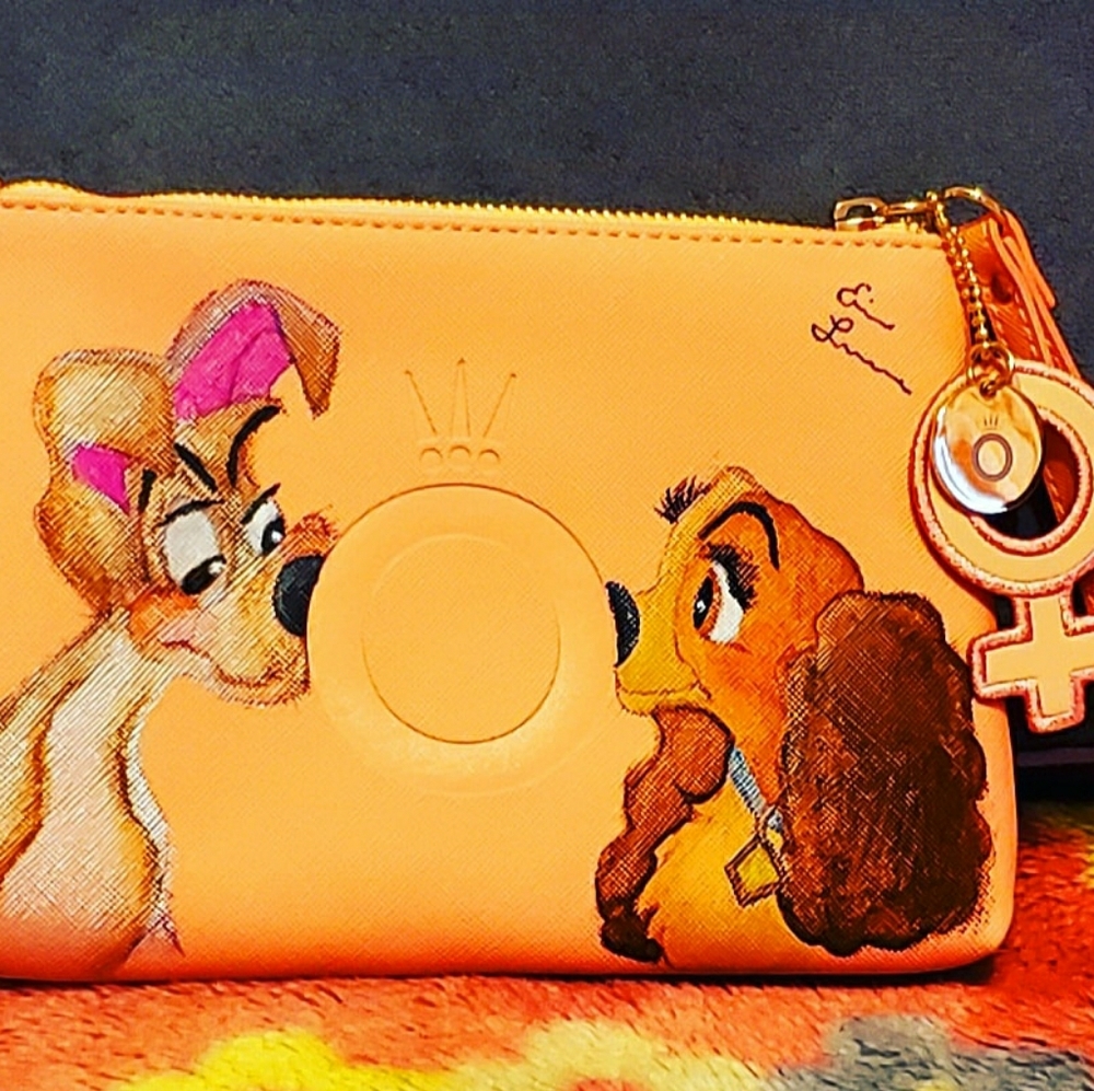 Customized handpainted lady and the tramp.